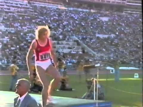 Stefka Kostadinova World High Jump Record at World Chapionships in Rome 1987