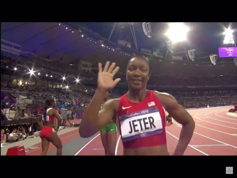 2012 100m final women Jeter Fraser-price