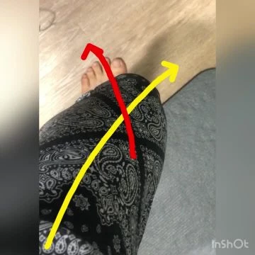 Ankle flexion/foot rolling/pronation whatever the term is