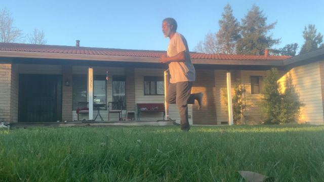 Drill for running rhythm