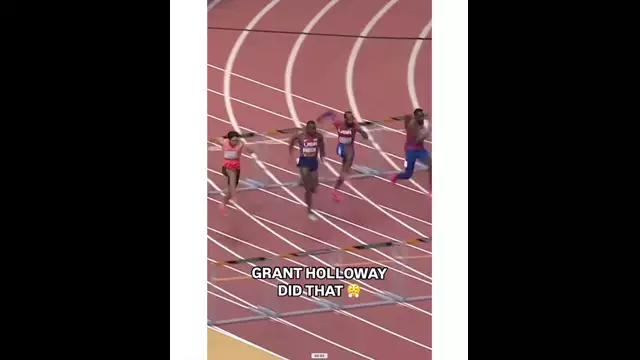 Non members Ppv Grant holloway hurdle technique from start to finish