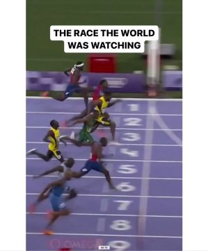 How Lyles won the 100m Olympics arms