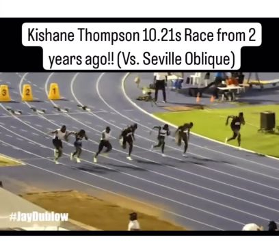 2022 Kishane versus Seville 100m