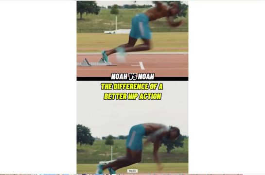 Noah l sprint start comparison