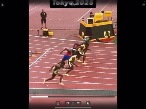 2025 100m championship race Tokyo